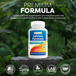 Best Naturals Calcium Pyruvate Powder 8 OZ
