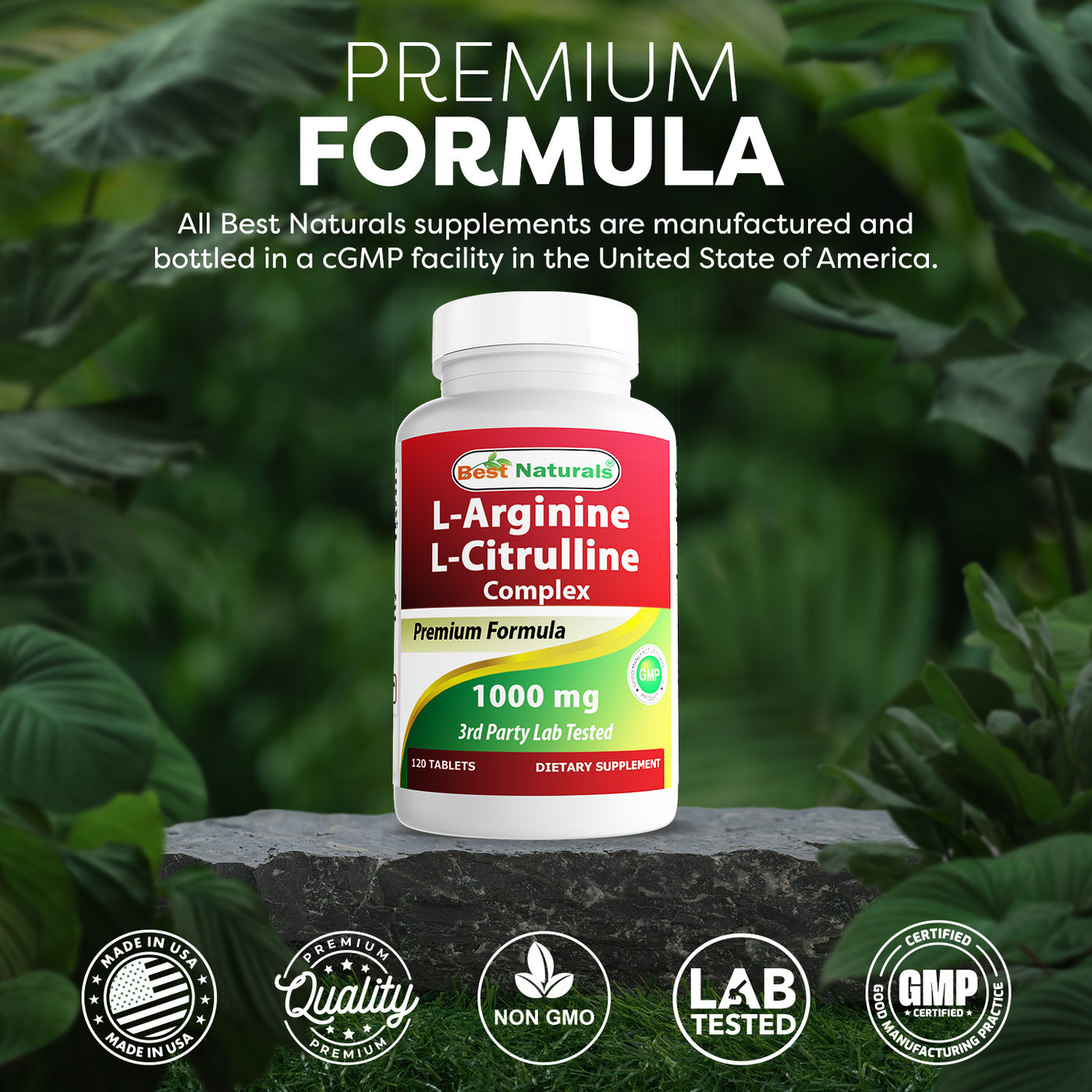 Best Naturals L-Arginine L-Citrulline Complex 1000 mg 120 Tablets shopbestnaturals.com Best Naturals L-Arginine L-Citrulline Complex 1000 mg 120 Tablets shopbestnaturals.com