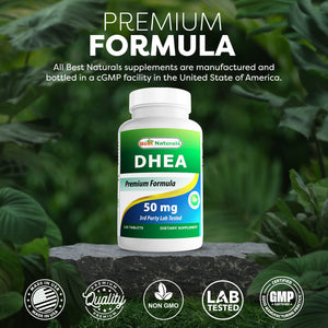 Best Naturals DHEA 50 mg 120 Tablets