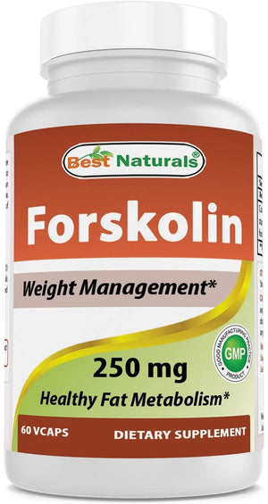 Best Naturals, Forskolin 50, 60 Capsules, 250mg, Weight Loss Supplement - shopbestnaturals.com