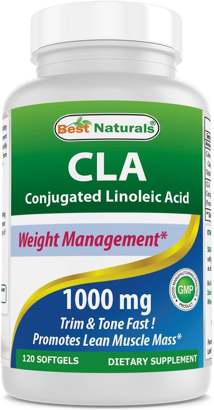Best Naturals High Potency CLA, 1000 mg, 120 Softgels