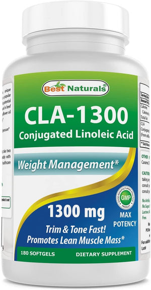 Best Naturals Cla 1300 mg, 180 Softgels - shopbestnaturals.com