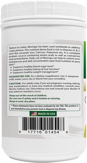 Best Naturals Moringa Powder 1 Lb - shopbestnaturals.com