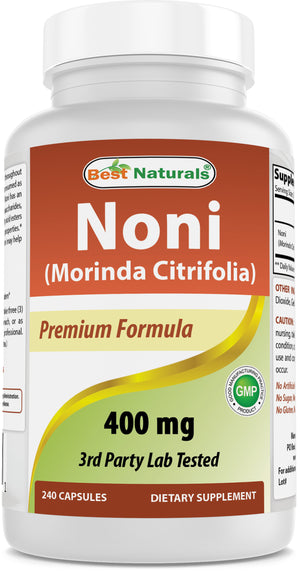 Best Naturals Noni 400 mg 240 Capsules