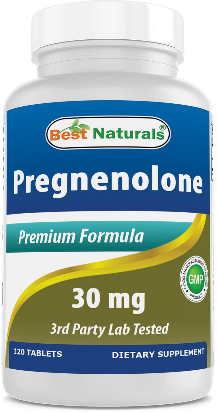 Best Naturals Pregnenolone 30 mg 120 Tablets