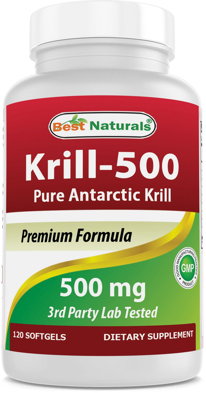 Best Naturals Krill Oil 500mg 120 softgels