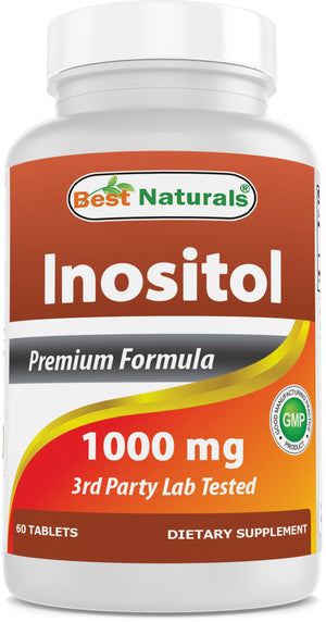 Best Naturals Inositol 1000 mg 60 tablets - shopbestnaturals.com