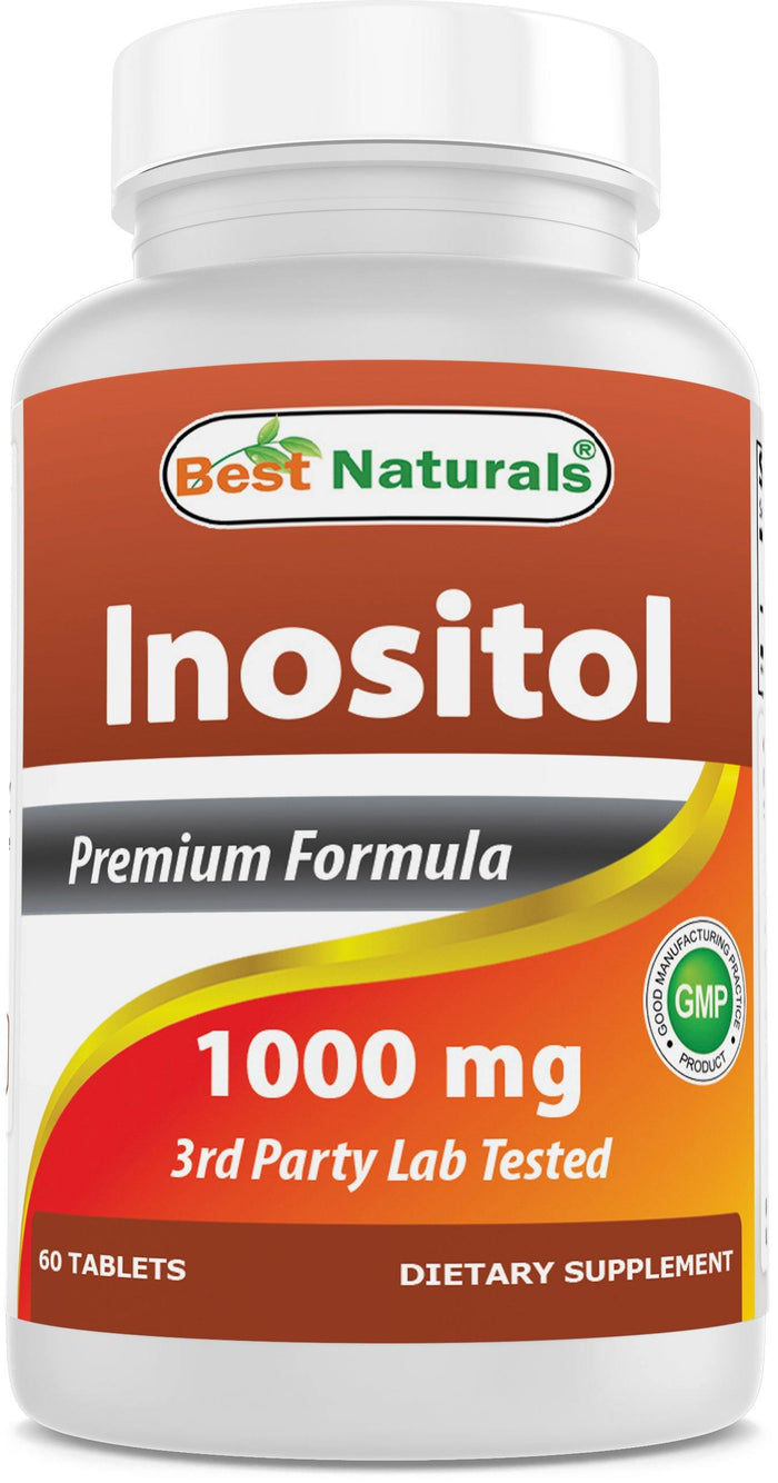 Best Naturals Inositol 1000 mg 60 Tablets