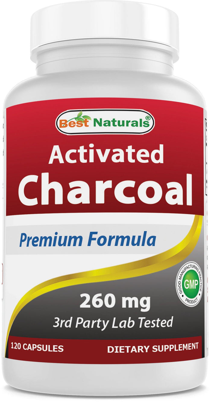 Best Naturals Activated Charcoal 260mg 120 Capsules