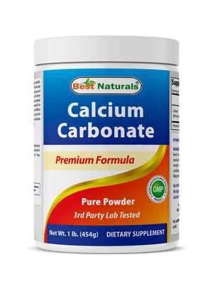 Best Naturals Calcium Carbonate 1 Lb Powder - shopbestnaturals.com