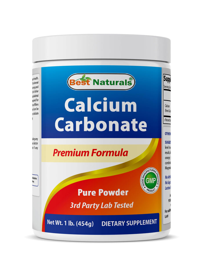 Best Naturals Calcium Carbonate 1 Lb Powder