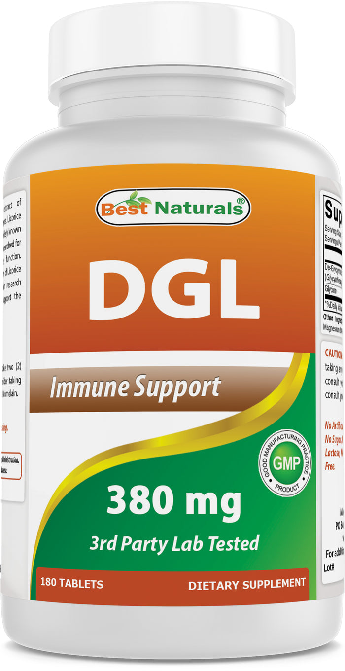 Best Naturals DGL 380 mg 180 Tablets