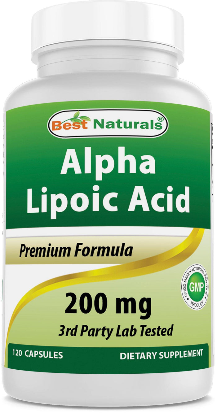 Best Naturals Alpha lipoic acid 200mg 120 Capsules