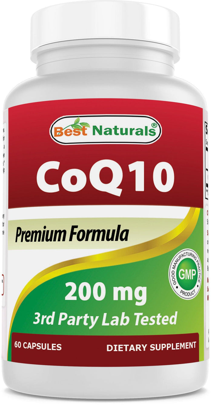 Best Naturals CoQ10 200 mg 60 Capsules