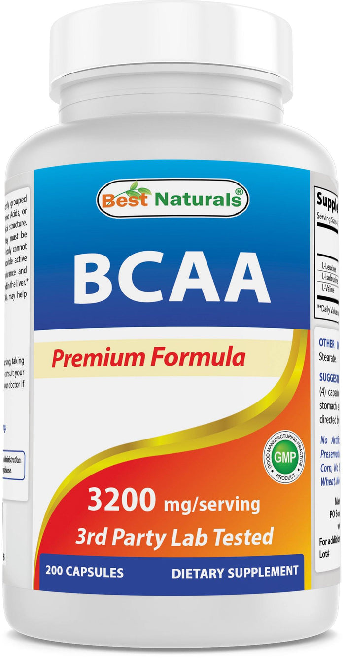 Best Naturals BCAA 800 mg 200 Capsules