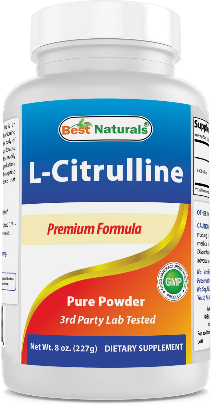 Best Naturals L-Citrulline 8 Oz Powder