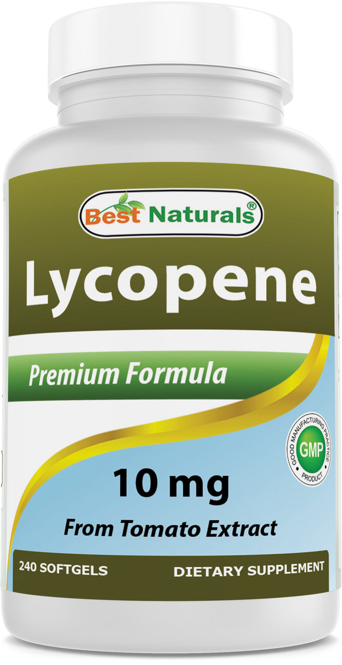Best Naturals Lycopene 10 mg 240 Softgels