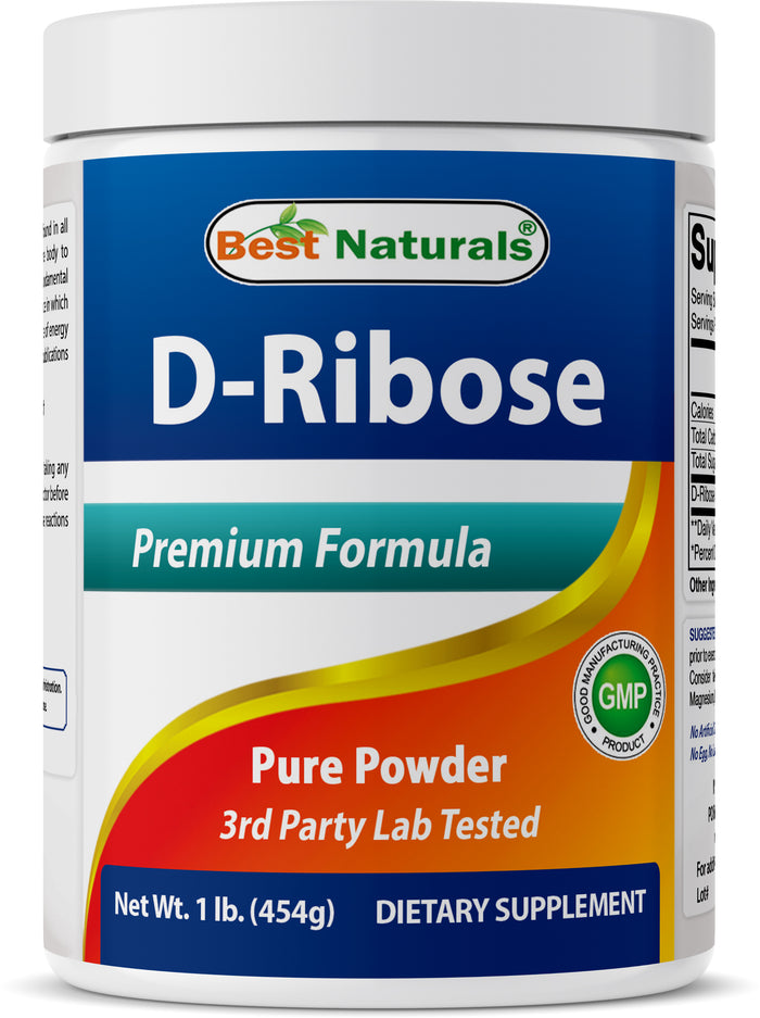 Best Naturals D-Ribose 1 Lb Pure Powder