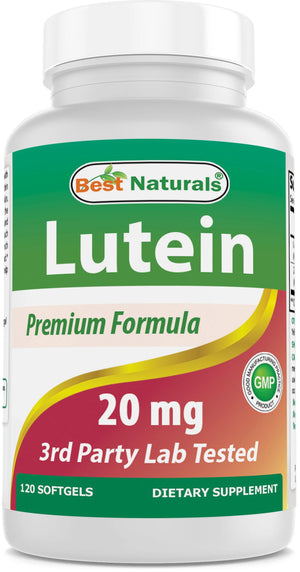 Best Naturals Lutein 20 mg 120 Softgels - shopbestnaturals.com