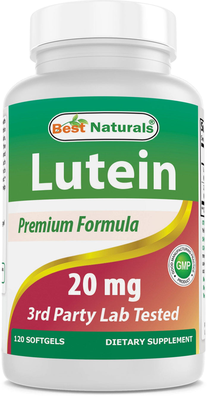 Best Naturals Lutein 20 mg 120 Softgels