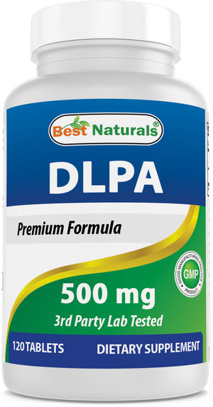 Best Naturals DLPA 500 mg 120 Tablets
