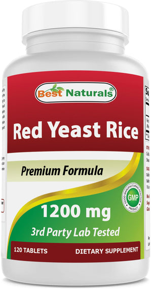 Best Naturals Red Yeast Rice 1200 mg 120 Tablets - shopbestnaturals.com