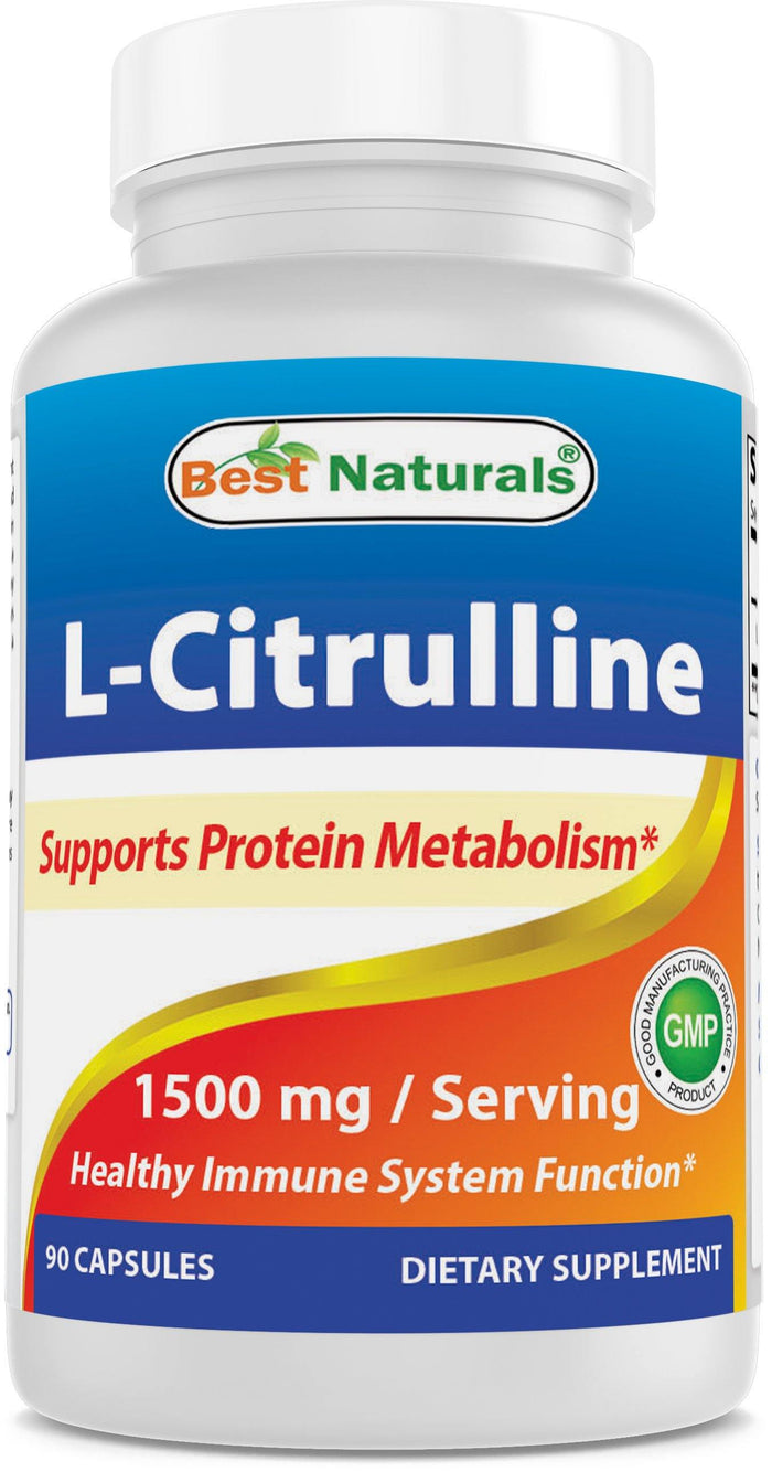 Best Naturals L-Citrulline 1500mg/Serving 90 Capsules