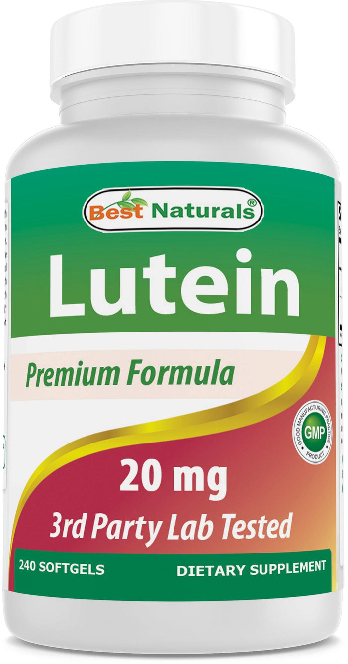 Best Naturals Lutein 20 mg 240 Softgels