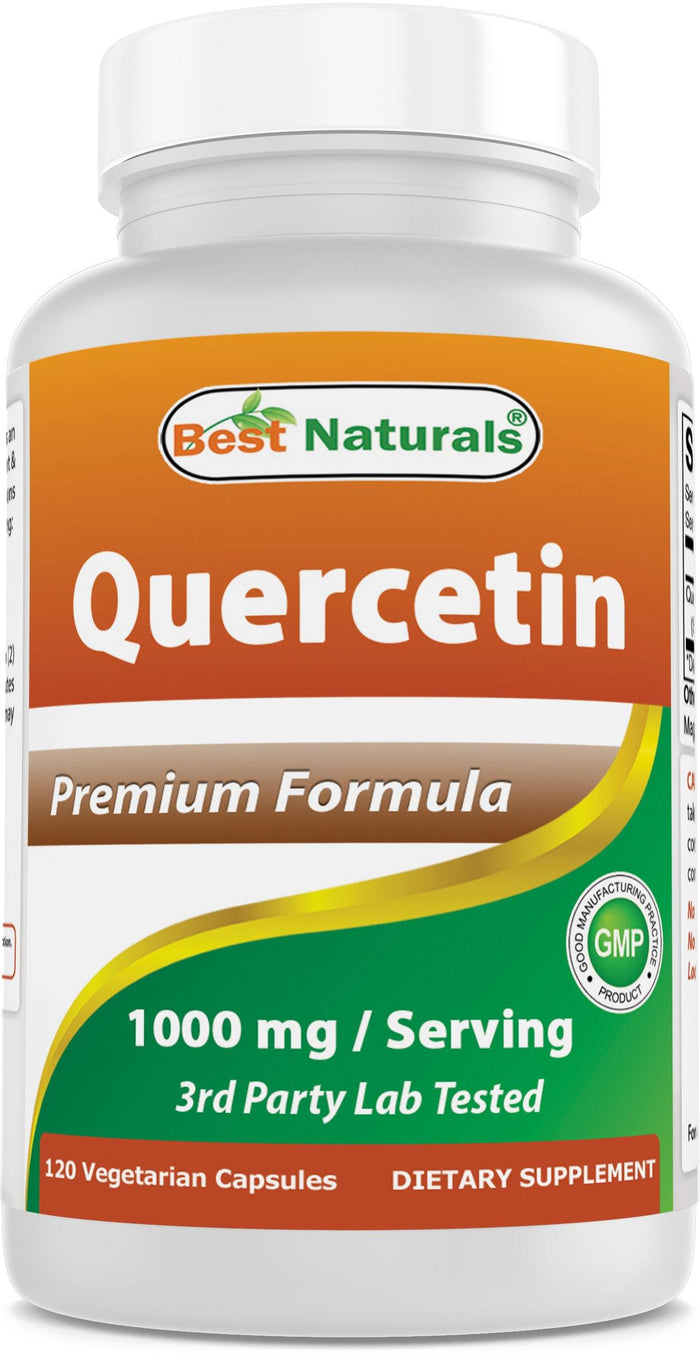 Best Naturals Quercetin 1000 mg 120 Vegetarian Capsules