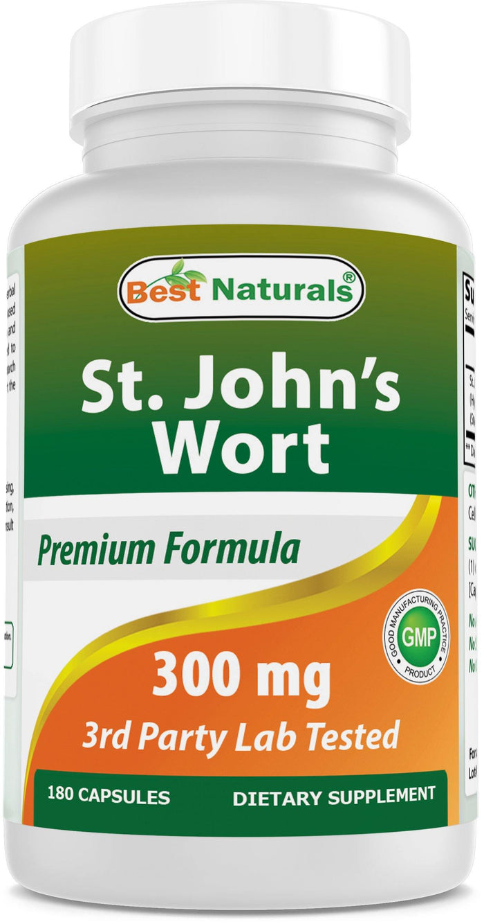 Best Naturals St. John Wort 300 mg 180 Capsules