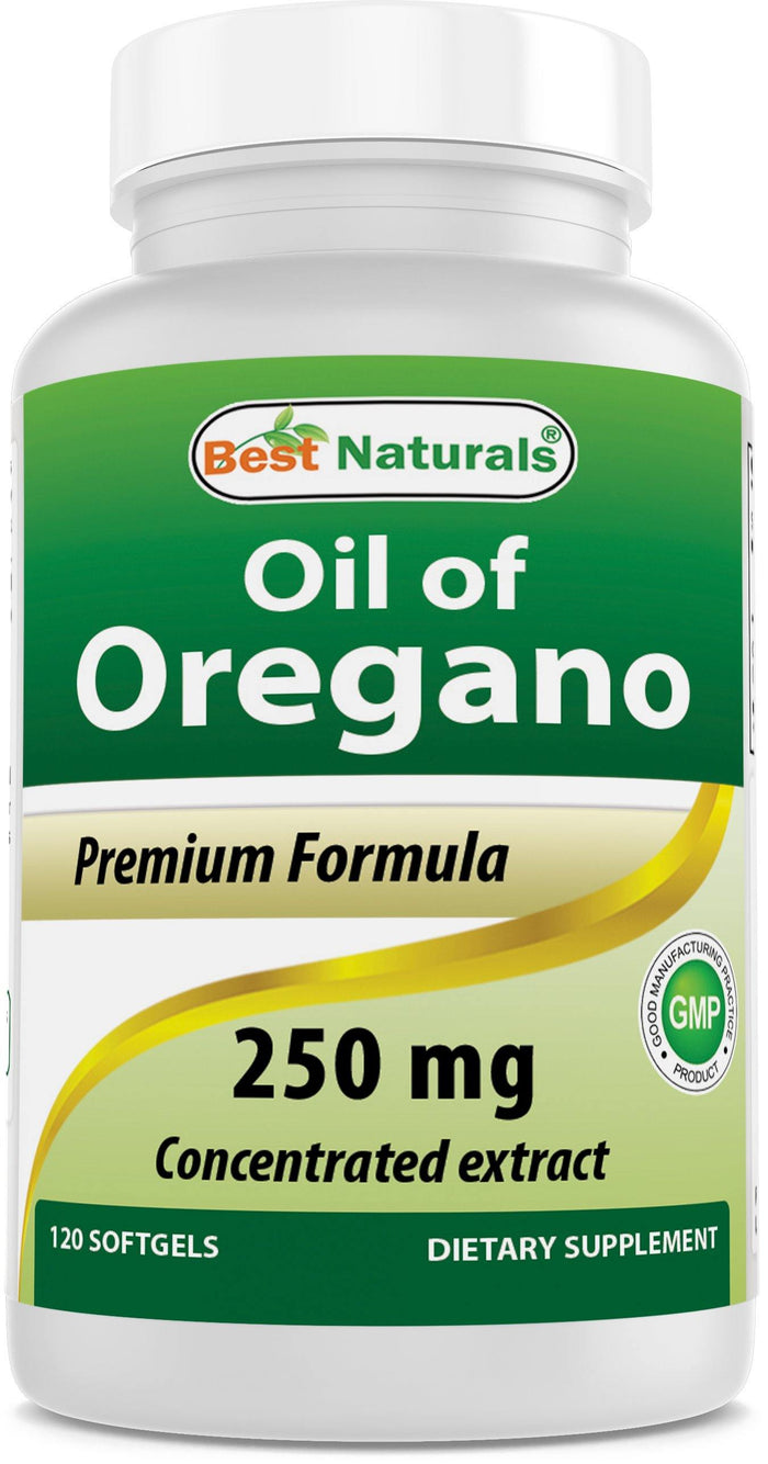 Best Naturals Oregano Oil 250 mg 120 Softgels