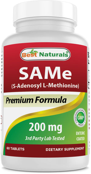 Best Naturals SAMe 200 mg 60 Tablets - shopbestnaturals.com