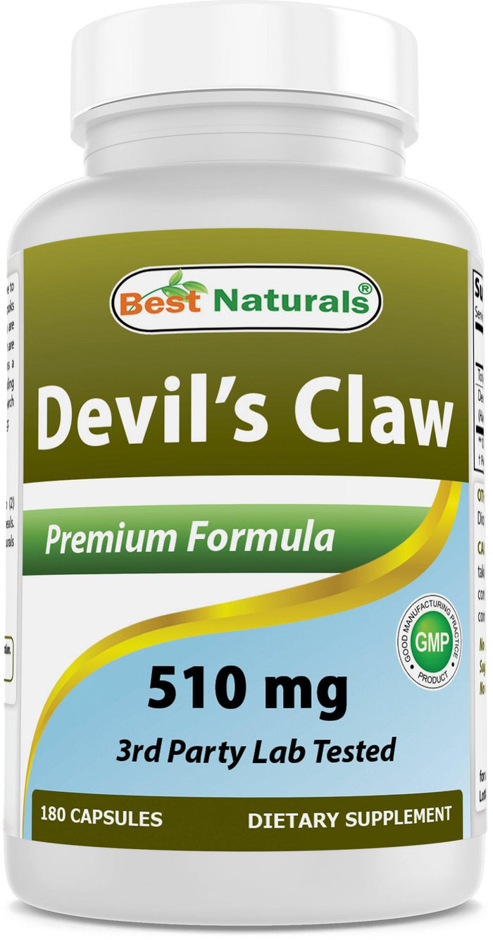 Best Naturals Devil's Claw 510 mg 180 Capsules