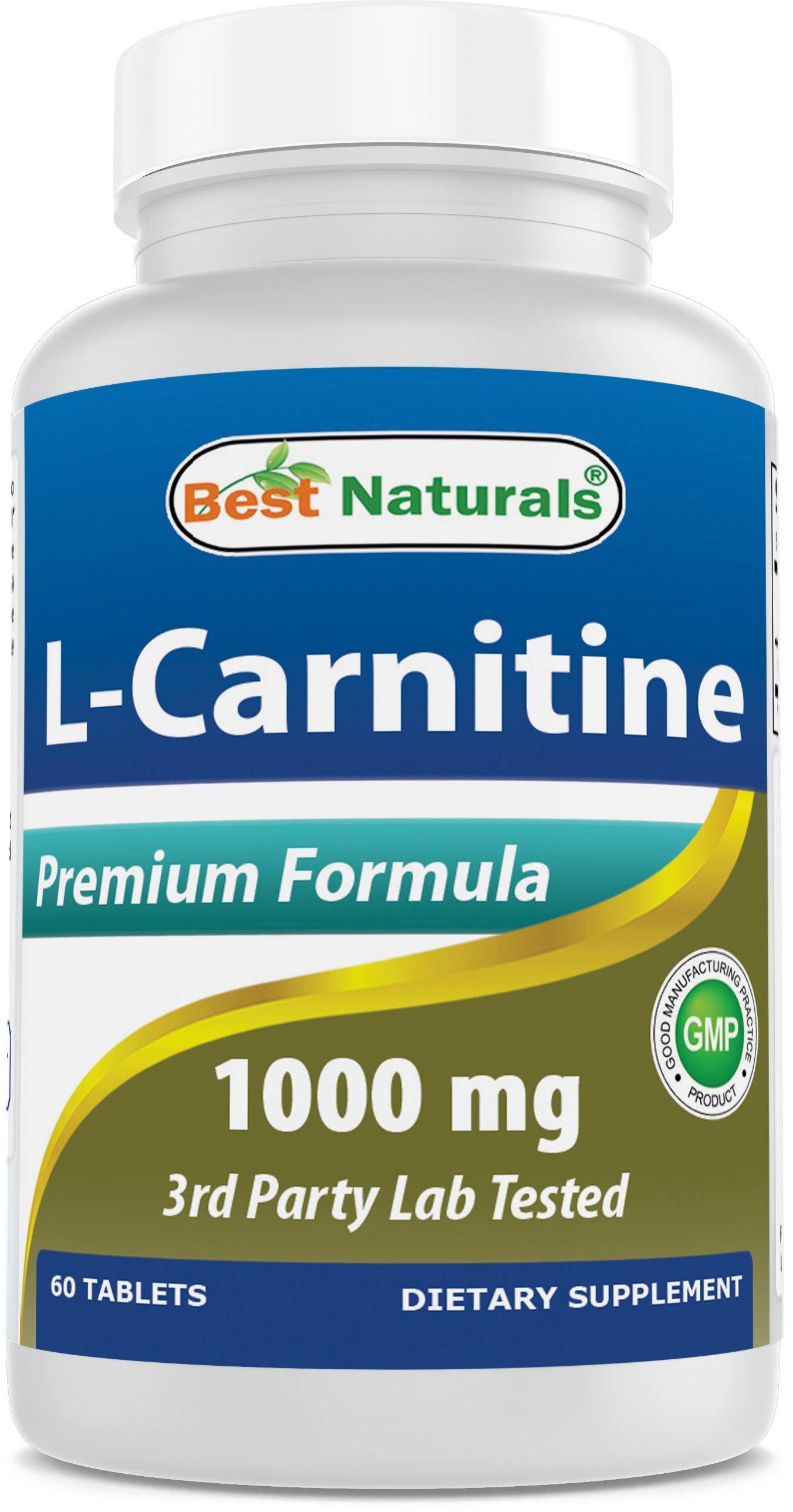 Best Naturals L-Carnitine 1000 Mg 60 Tablets Best Naturals L-Carnitine 1000 Mg 60 Tablets