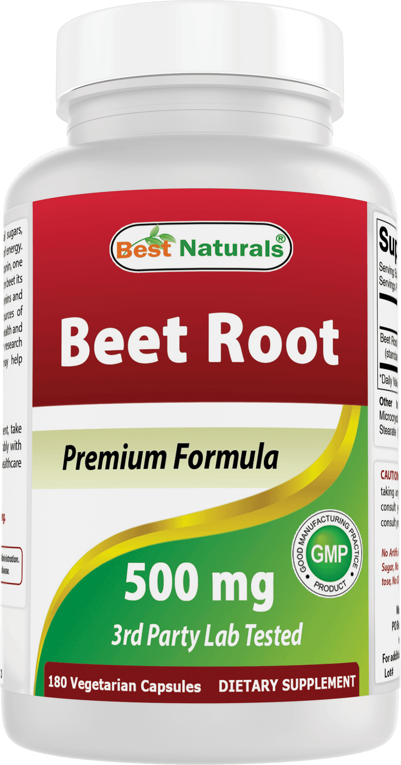 Best Naturals Beet Root 500 mg 180 Capsules – shopbestnaturals.com