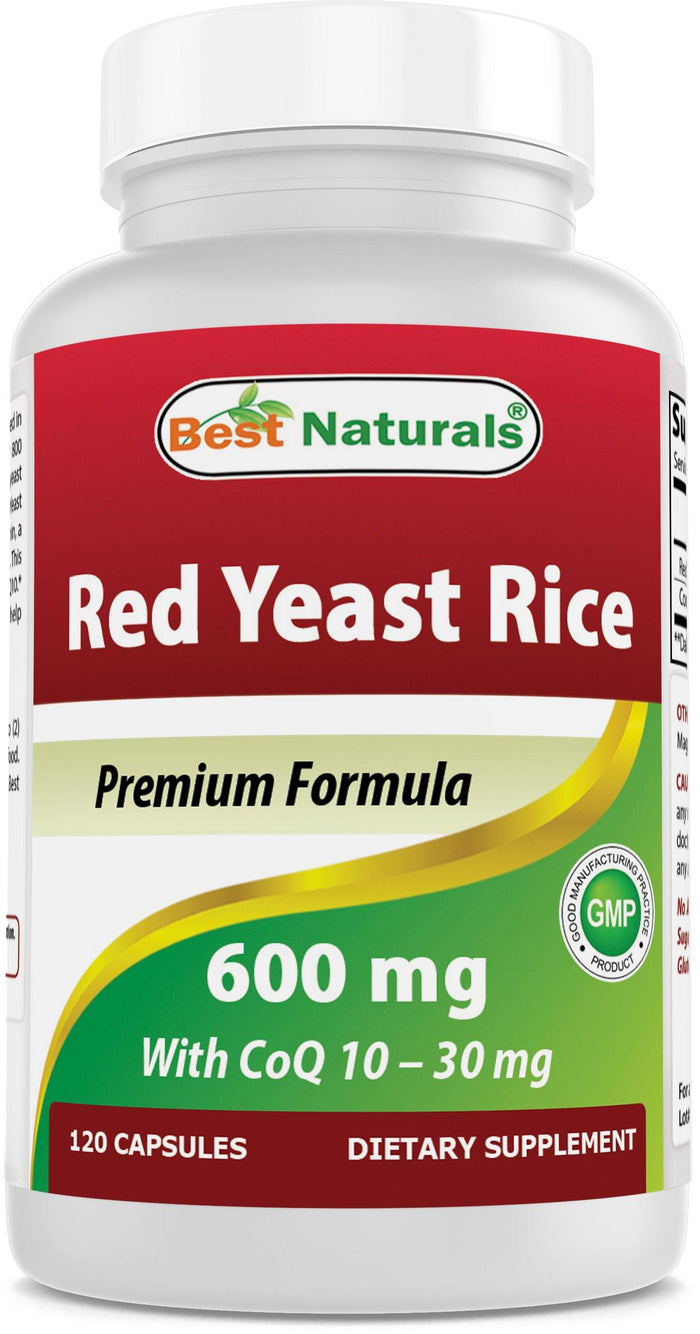 Best Naturals Red Yeast Rice with CoQ10 120 Capsules