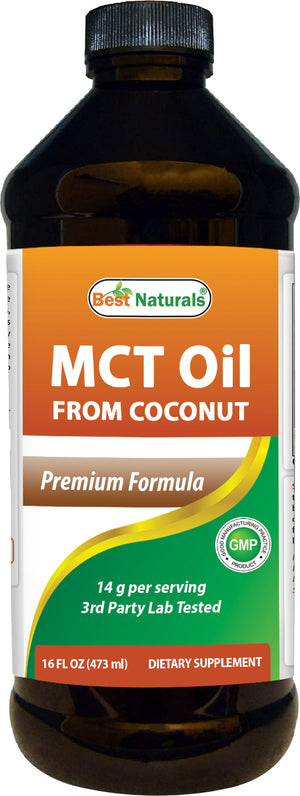 Best Naturals MCT Oil 16 FL Oz (473 ml)
