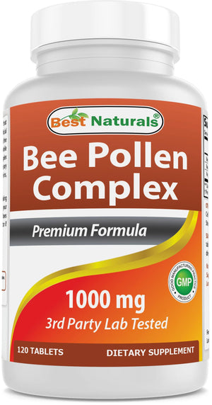 Best Naturals Bee Pollen Complex 120 Tablets - shopbestnaturals.com
