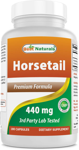 Best Naturals Horsetail 440 mg 180 Capsules - shopbestnaturals.com
