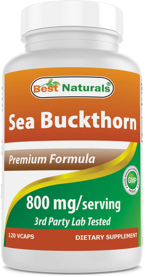 Best Naturals Sea Buckthorn 800 mg 120 Veggie Capsules - shopbestnaturals.com
