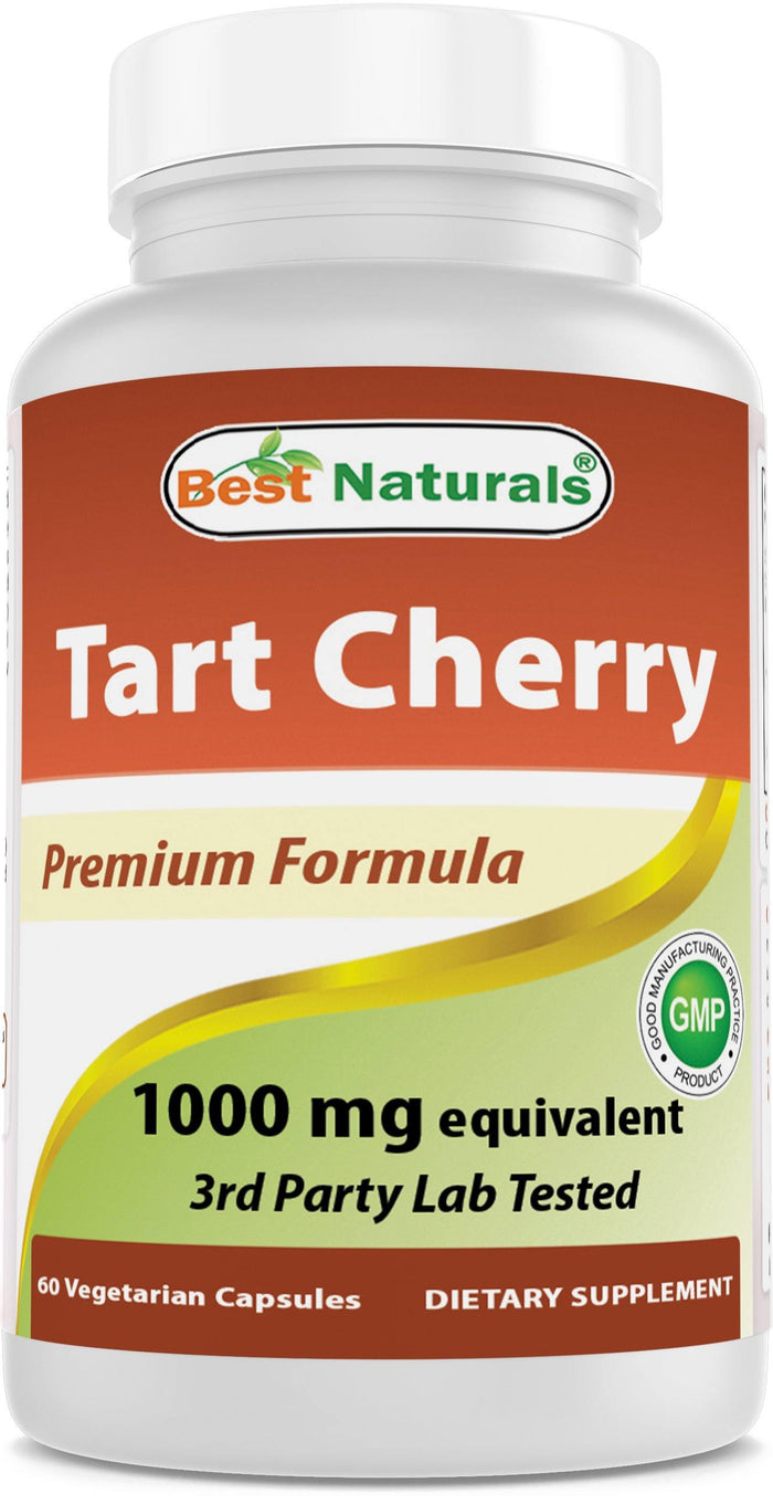 Best Naturals Tart Cherry 1000 mg 60 Vegetarian Capsules