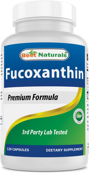 Best Naturals Fucoxanthin with Fucoplast Blend 120 Capsules