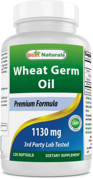 Best Naturals Wheat Germ Oil 1130 mg 120 Softgels - shopbestnaturals.com