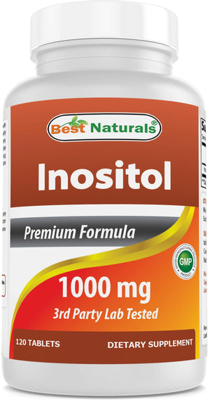 Best Naturals Inositol 1000 mg 120 Tablets - shopbestnaturals.com