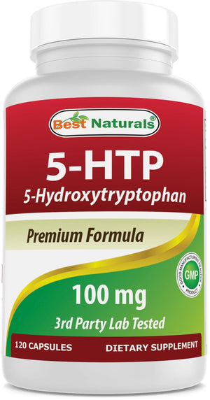 Best Naturals 5-HTP 100 mg 120 Capsules - shopbestnaturals.com