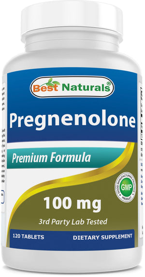 Best Naturals Pregnenolone 100 mg 120 Tablets - shopbestnaturals.com