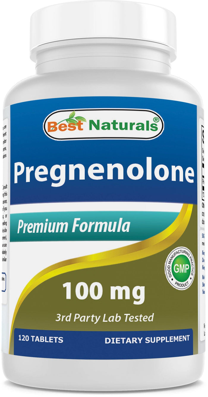Best Naturals Pregnenolone 100 mg 120 Tablets
