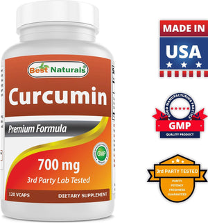 Best Naturals Turmeric Curcumin Extract 700 mg 120 Vcaps - shopbestnaturals.com