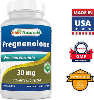 Best Naturals Pregnenolone 30 mg 120 Tablets - shopbestnaturals.com
