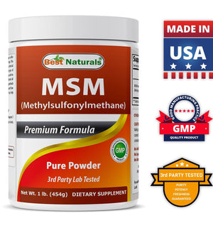 Best Naturals MSM 1 Lb Powder - shopbestnaturals.com